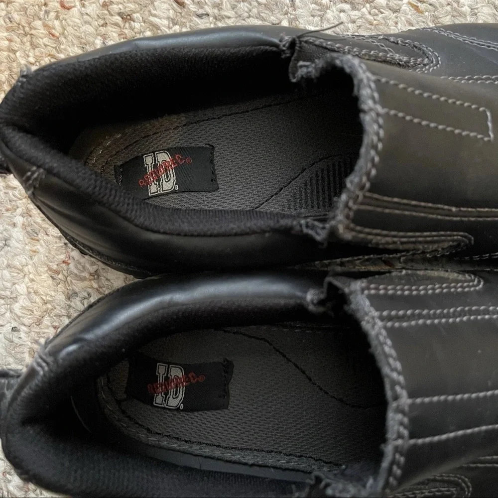 ID Required Mens Black Casual Slip On Athletic Shoes Size 9.5 - Picture 3 of 6